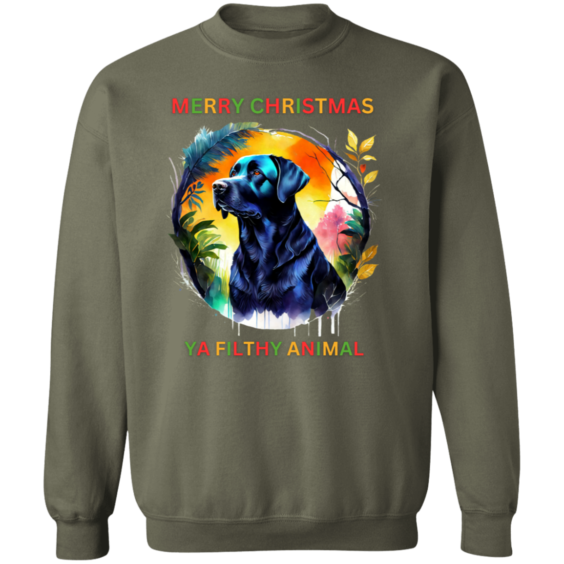 Merry Christmas Ya Filthy...... Crewneck Pullover Sweatshirt
