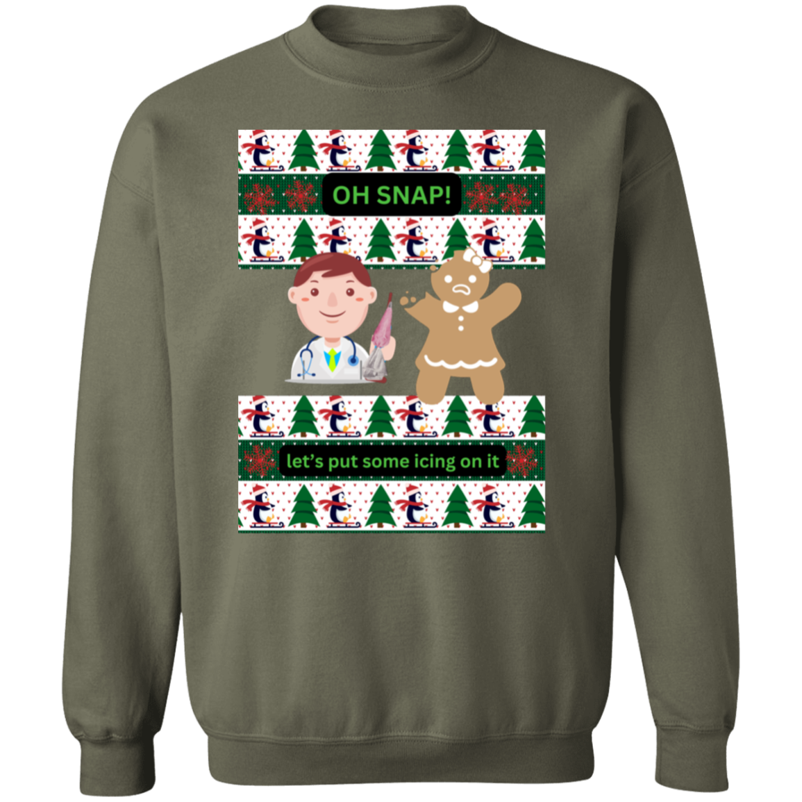 Christmas Ugly- Crewneck Pullover Sweatshirt