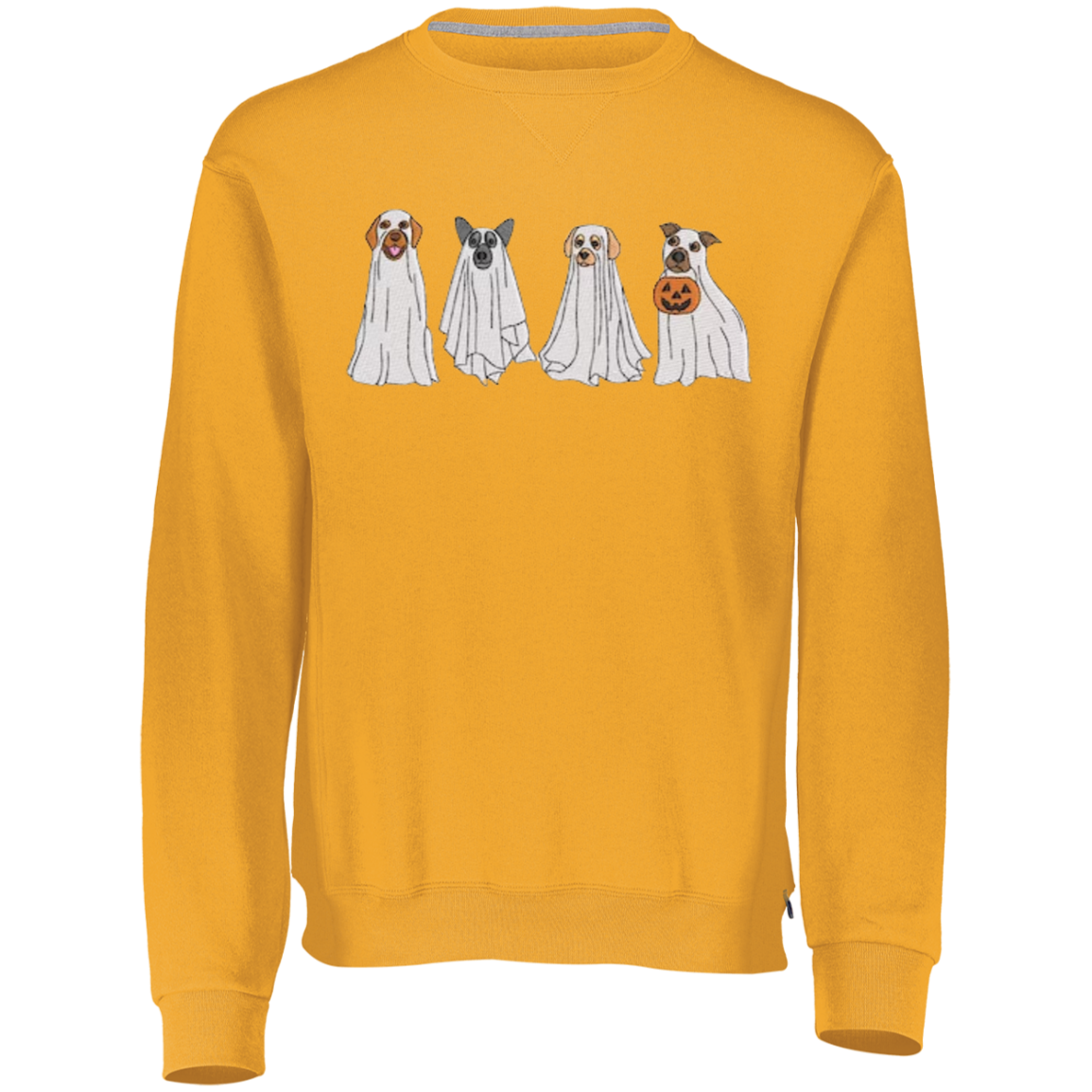 Halloween Dog Lovers Dri-Power Fleece Crewneck Sweatshirt