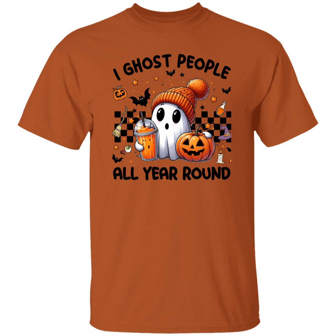 Halloween Ghost Coffee G500 T-Shirt