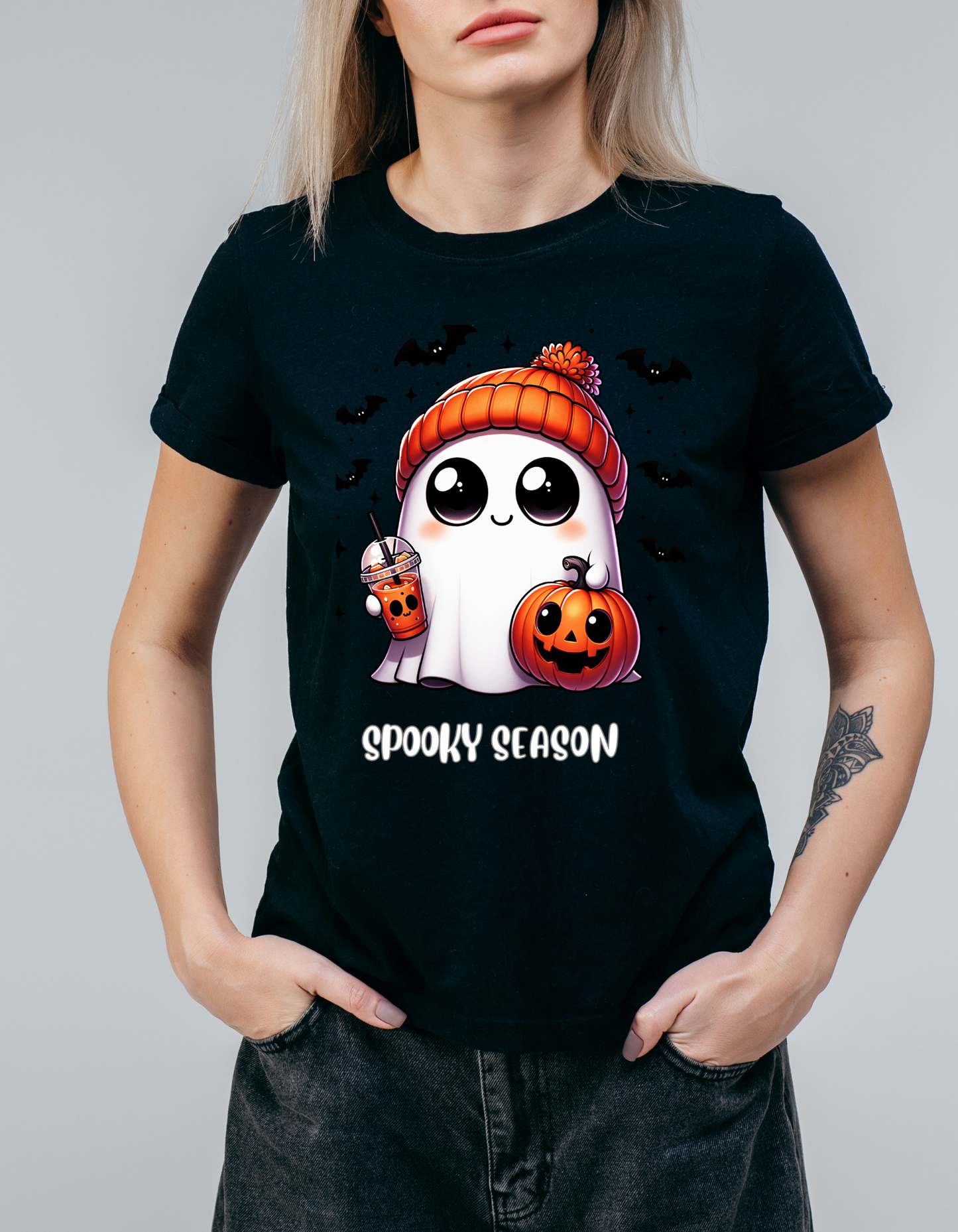 Halloween Ghost Coffee 3001C Unisex Jersey Short-Sleeve T-Shirt