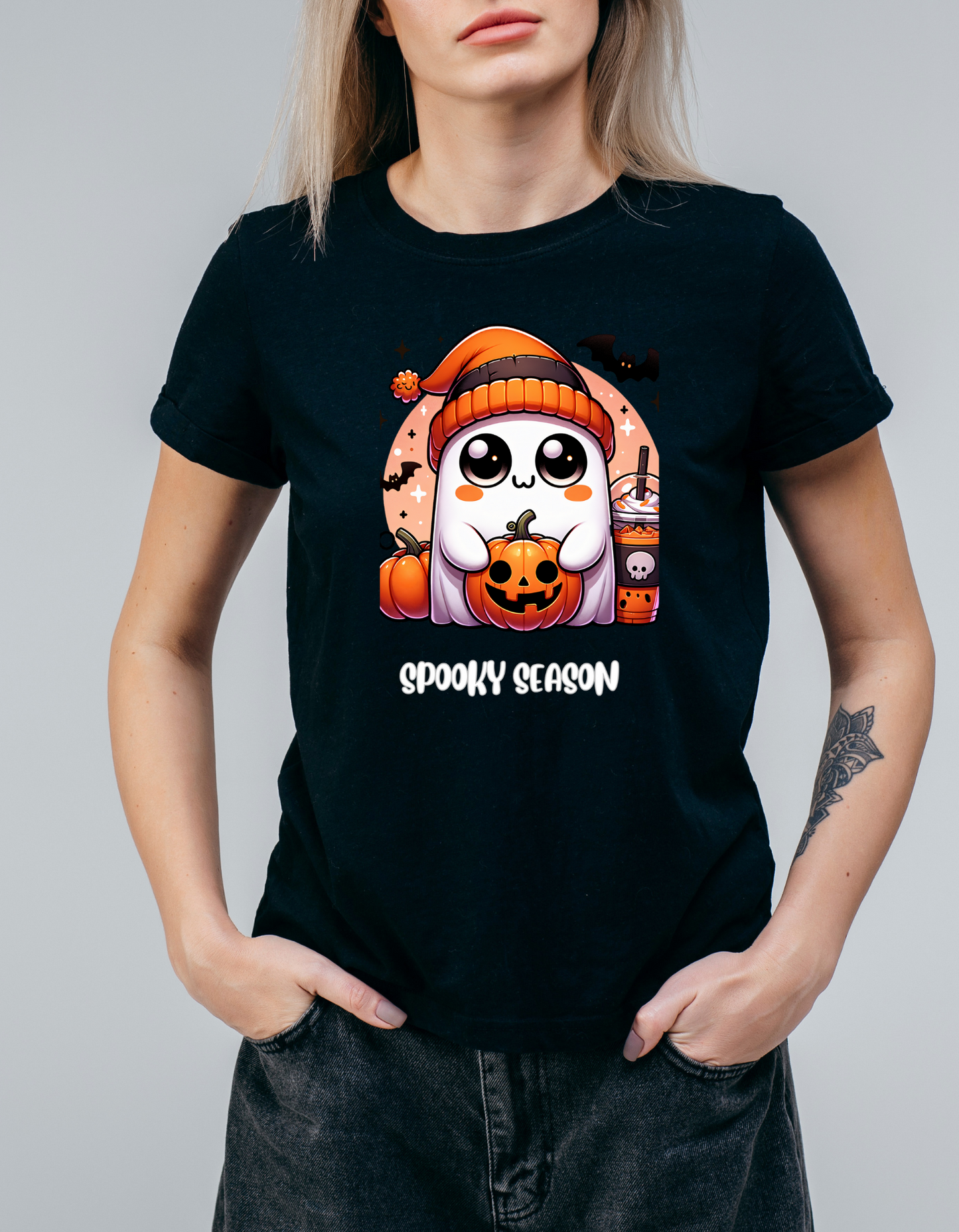 Halloween Ghost Coffee G500 T-Shirt