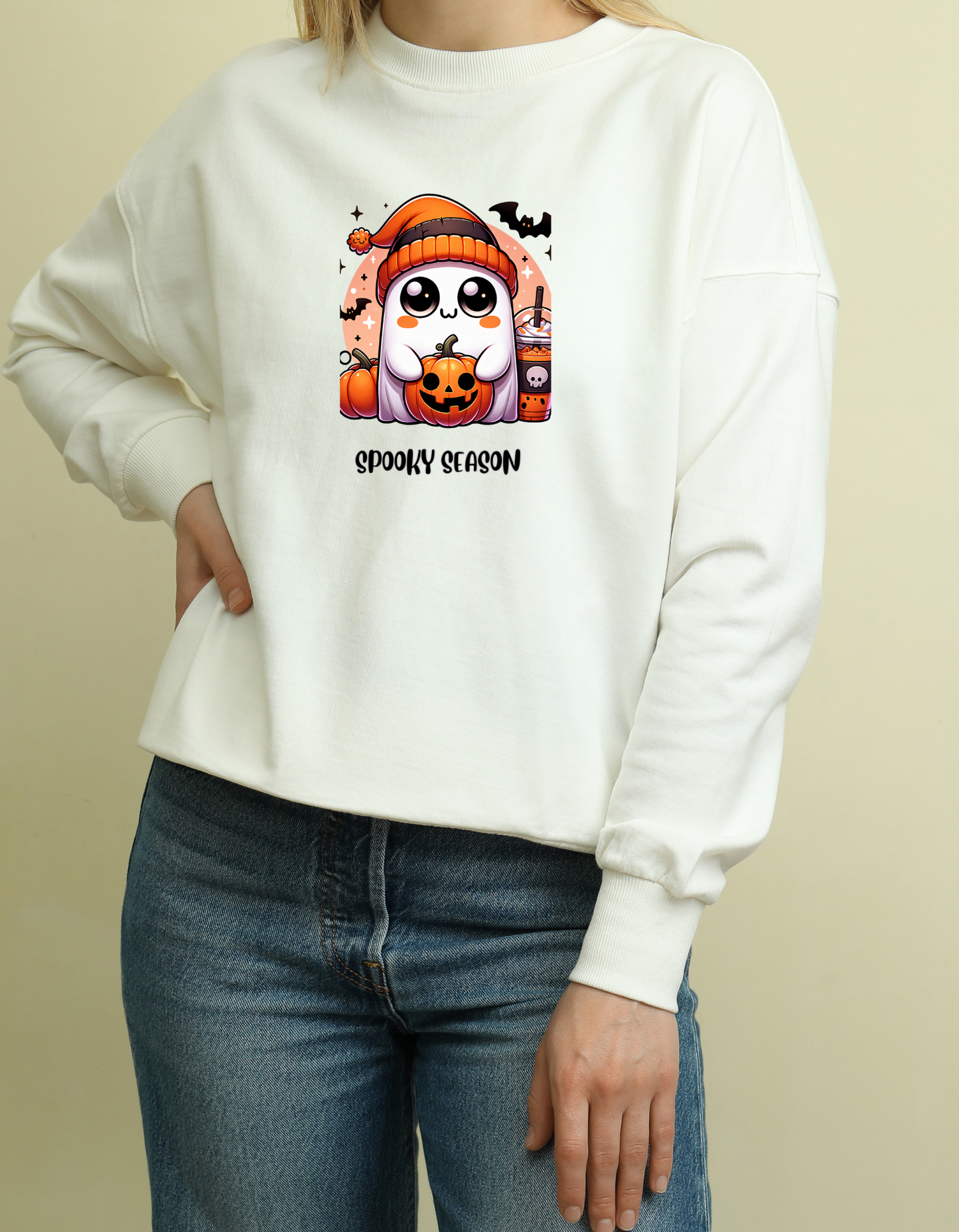 Halloween Ghost Coffee G540 LS T-Shirt