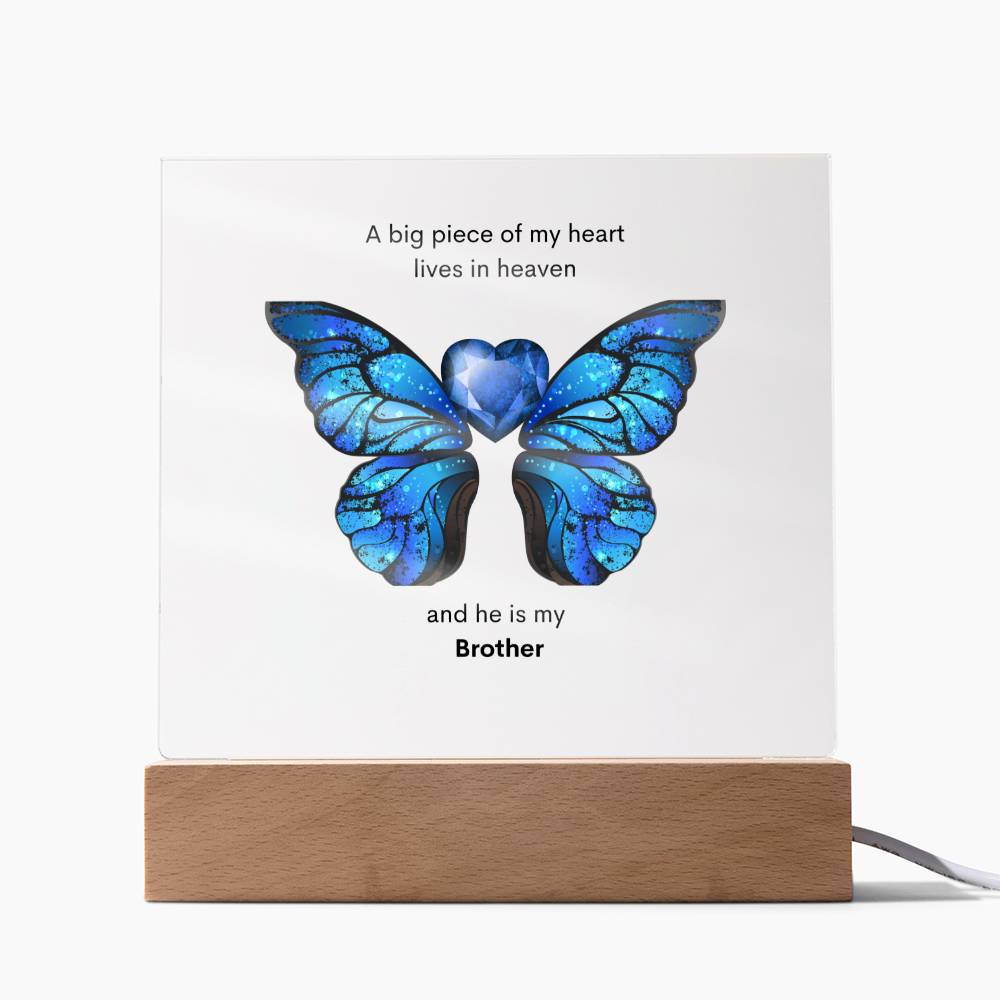 A Big Piece of My Heart | Square Acrylic Plaque