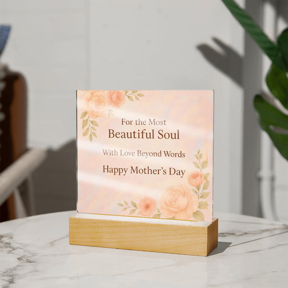 For the Most Beautiful Soul - Acrylic Square