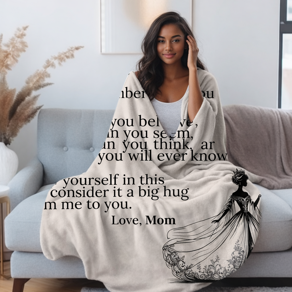 To My Daughter from Mom  More than a Blanket- A Gift She Will Treasure Forever