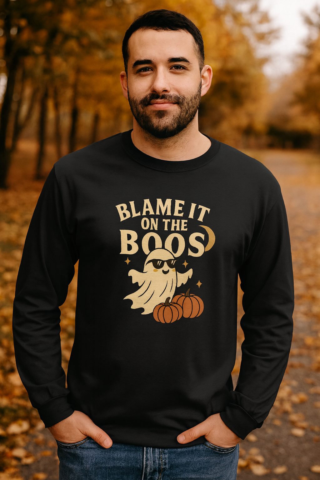 Blame it on the Boos  LS Shirt