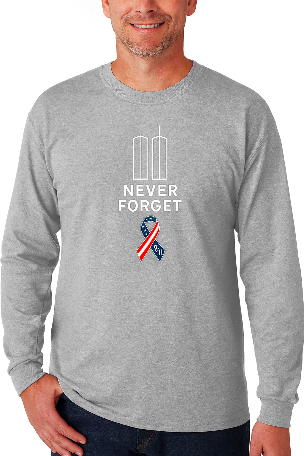 Never Forget 9/11 --  Memorial Long Sleeve Shirt Collection