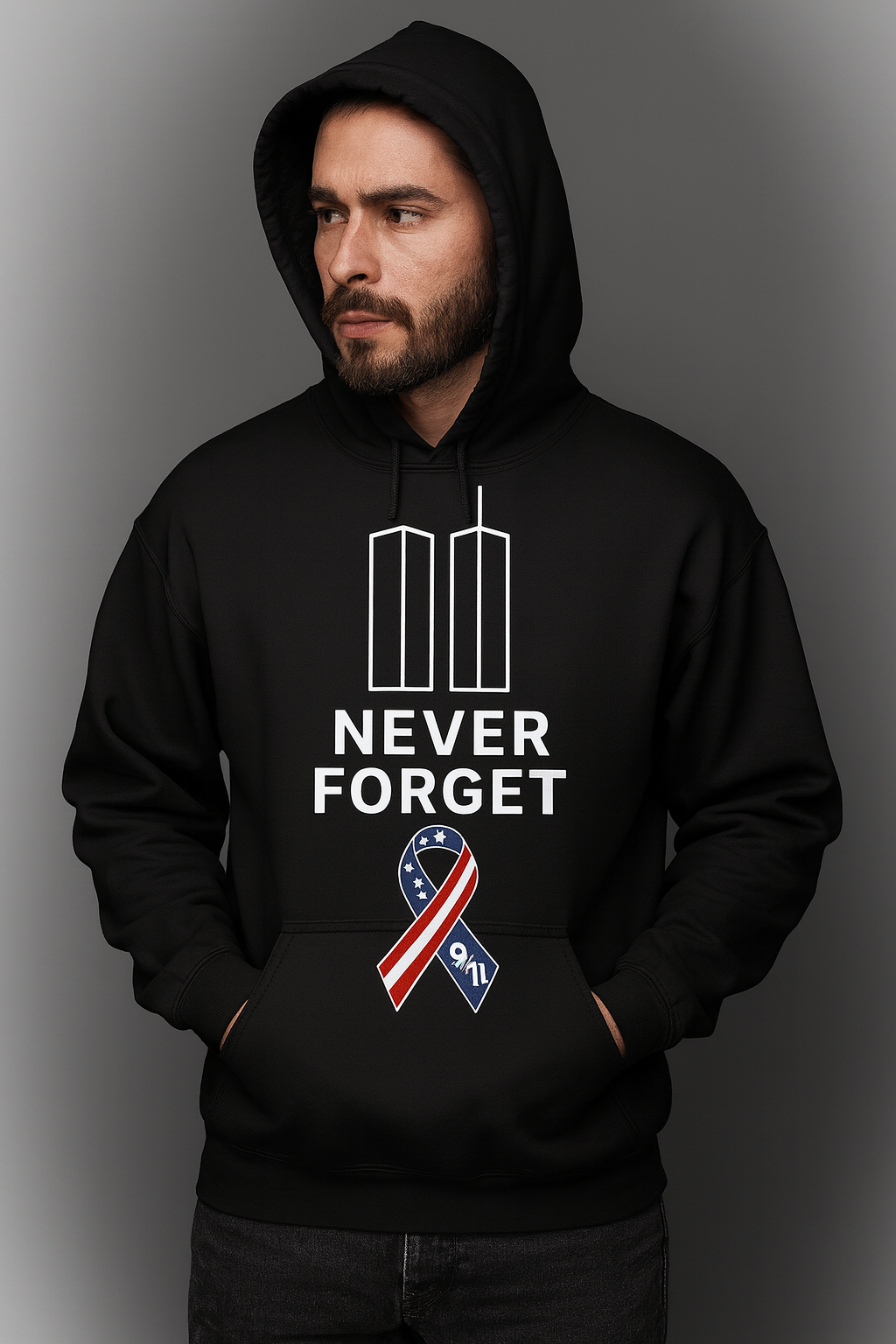 Never Forget 9/11 -- Memorial Hoodie Collection