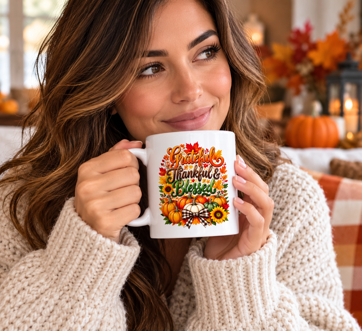 Grateful Thankful Blessed Harvest Design Grateful, Thankful & Blessed