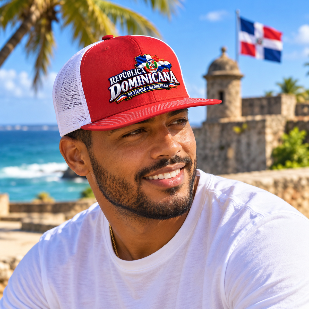 Dominican Republic Trucker Snapback Hat – Mi Tierra, Mi Orgullo