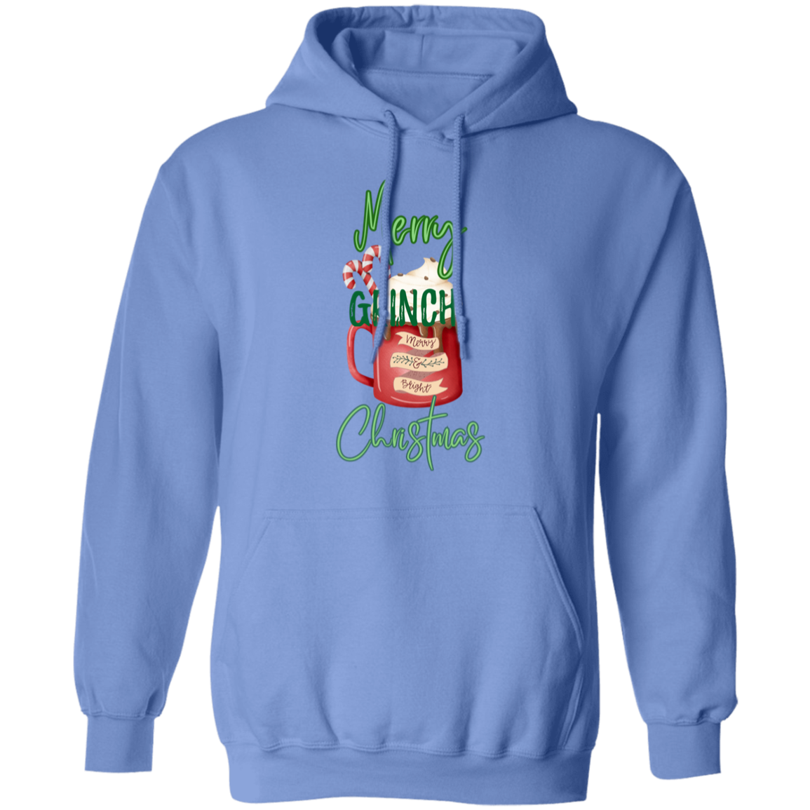 Merry Grinch Christmas Pullover Hoodie