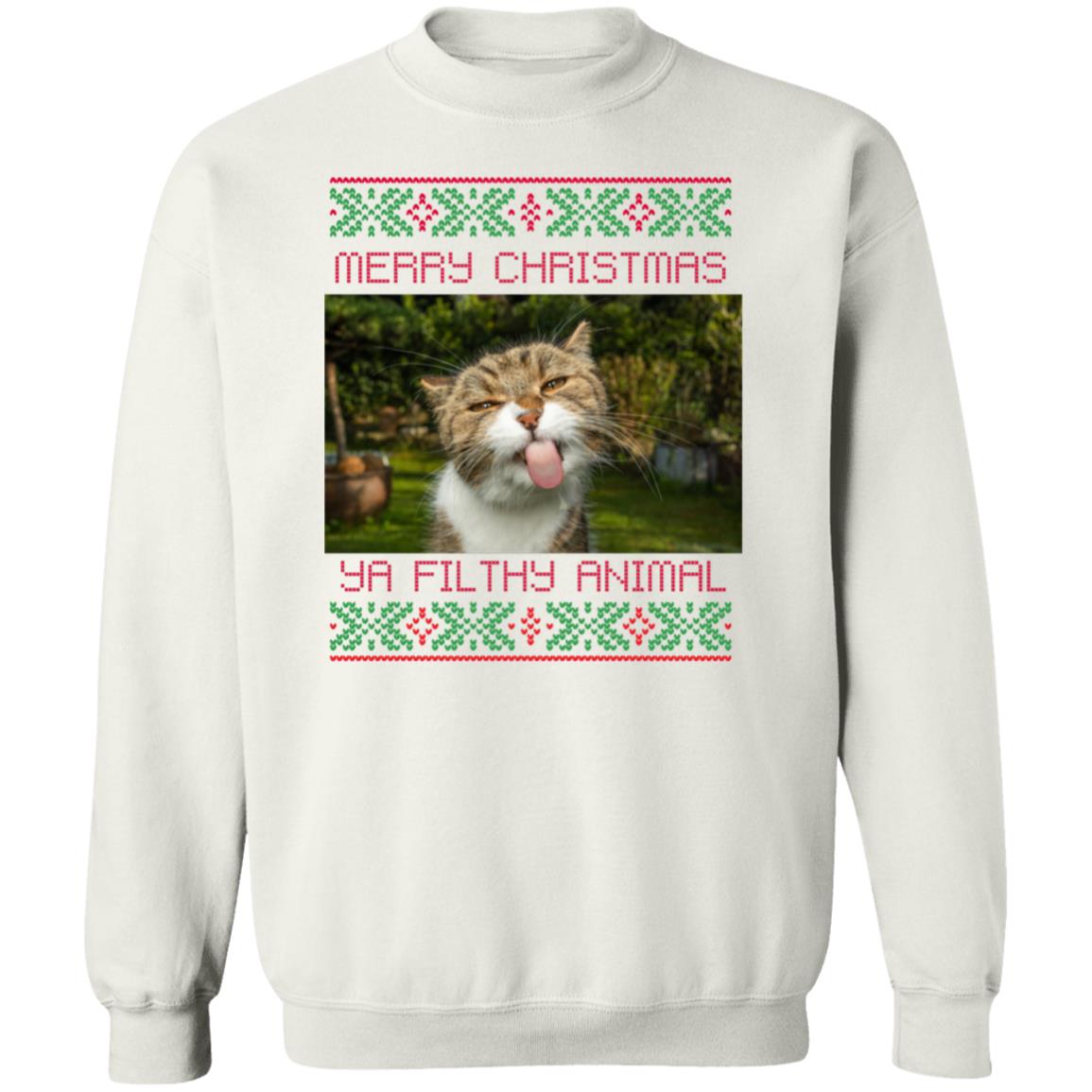 Christmas Ugly Sweater  Crewneck Pullover Sweatshirt
