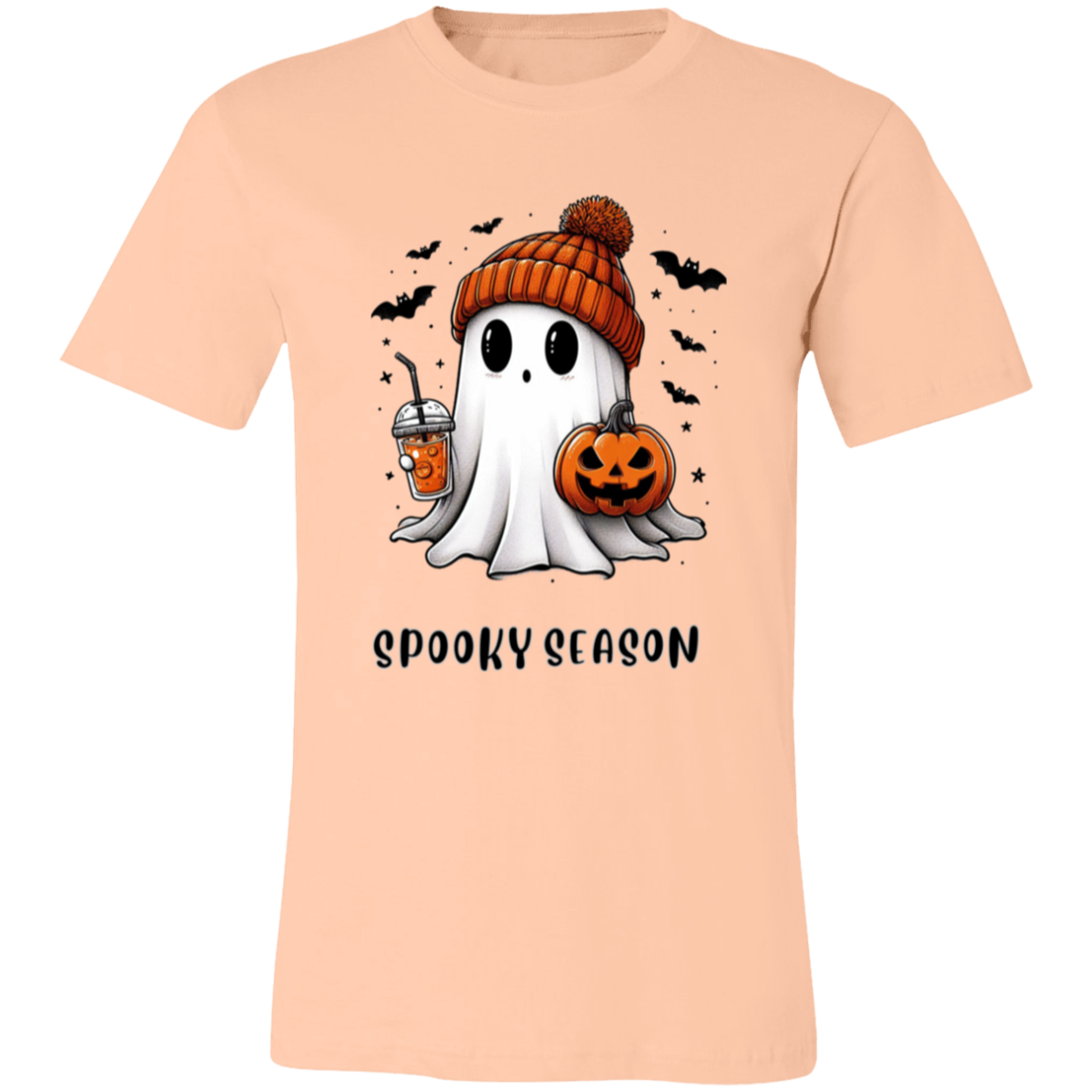 Halloween Ghost Coffee 3001C Unisex Jersey Short-Sleeve T-Shirt