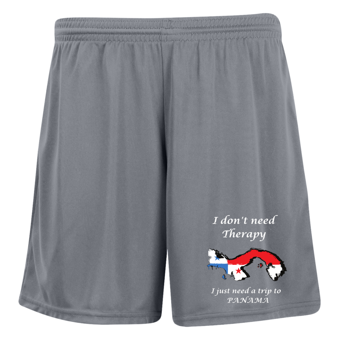 I don't need Therapy |  Ladies' Moisture-Wicking 7 inch Inseam Training Shorts