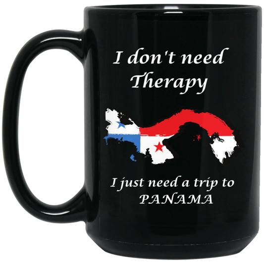 I don't need Therapy | Black Mug