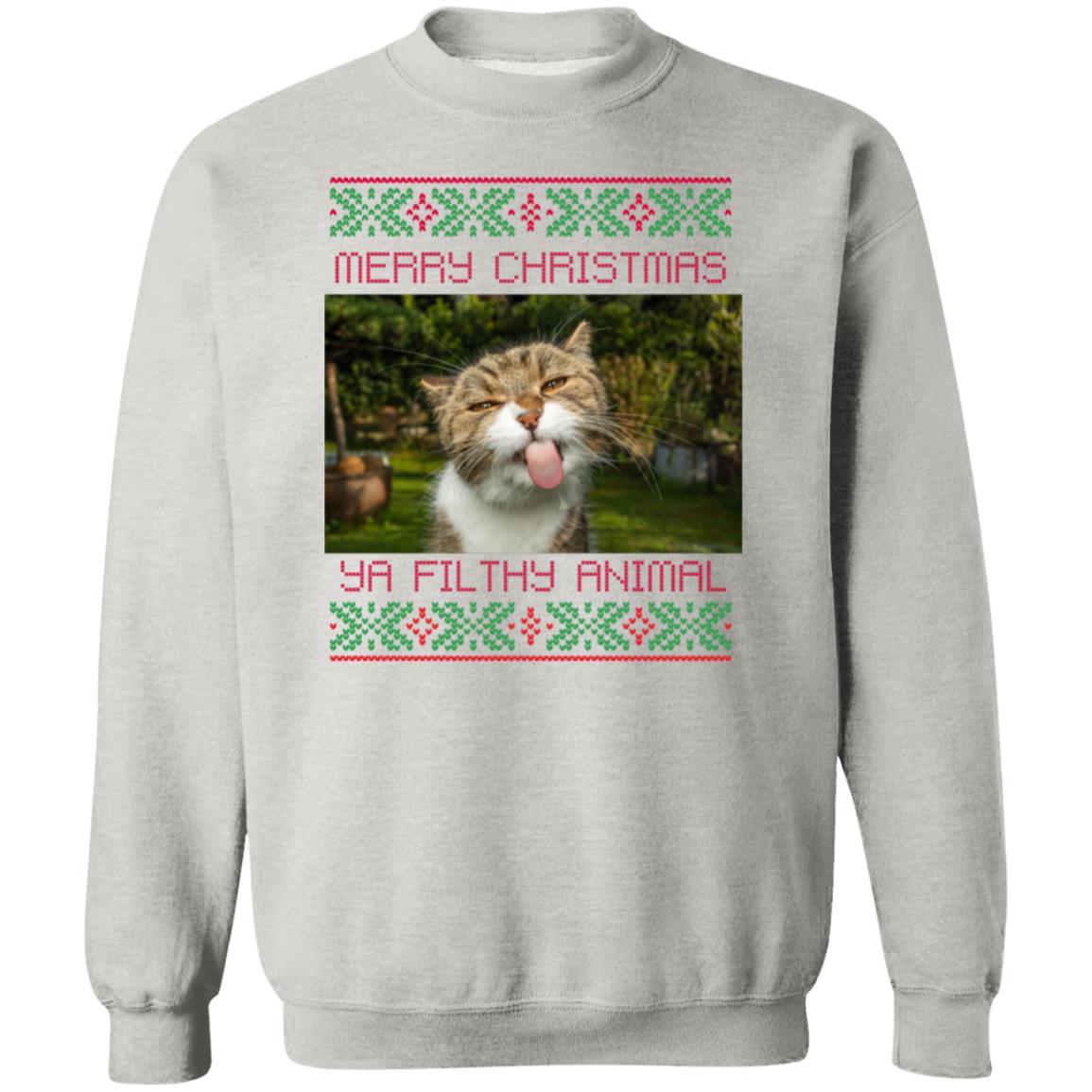 Christmas Ugly Sweater  Crewneck Pullover Sweatshirt