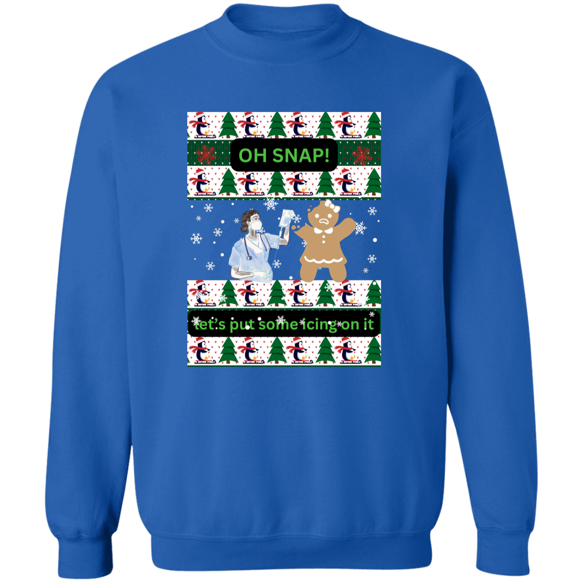 Christmas Ugly -Crewneck Pullover Sweatshirt