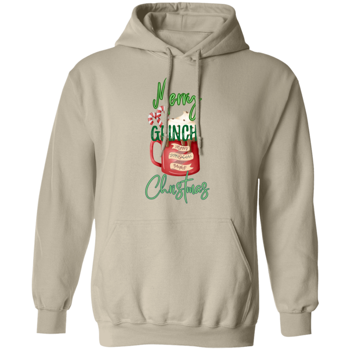 Merry Grinch Christmas Pullover Hoodie