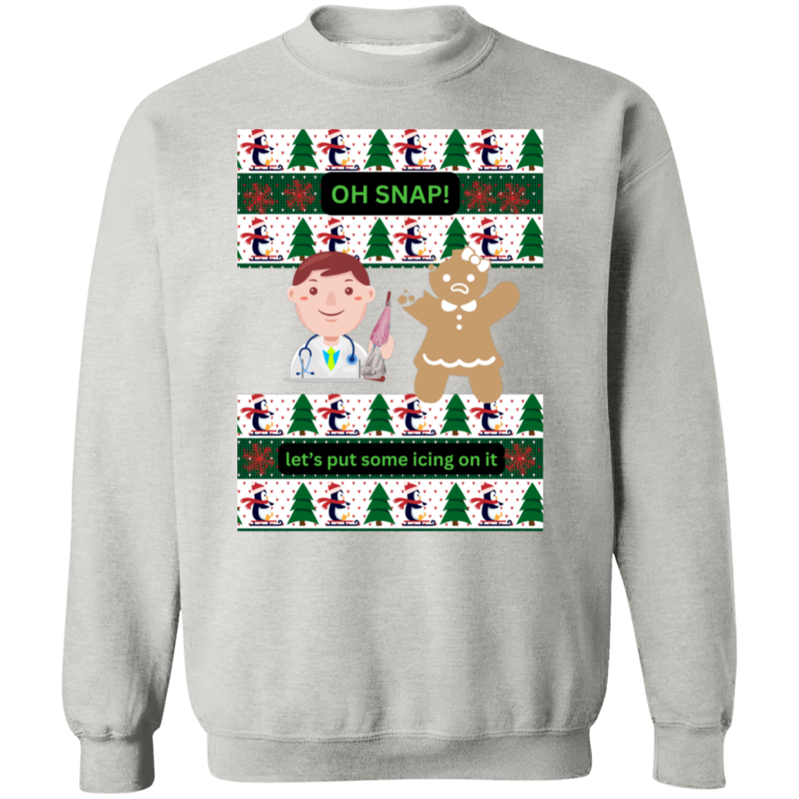 Christmas Ugly-  Crewneck Pullover Sweatshirt