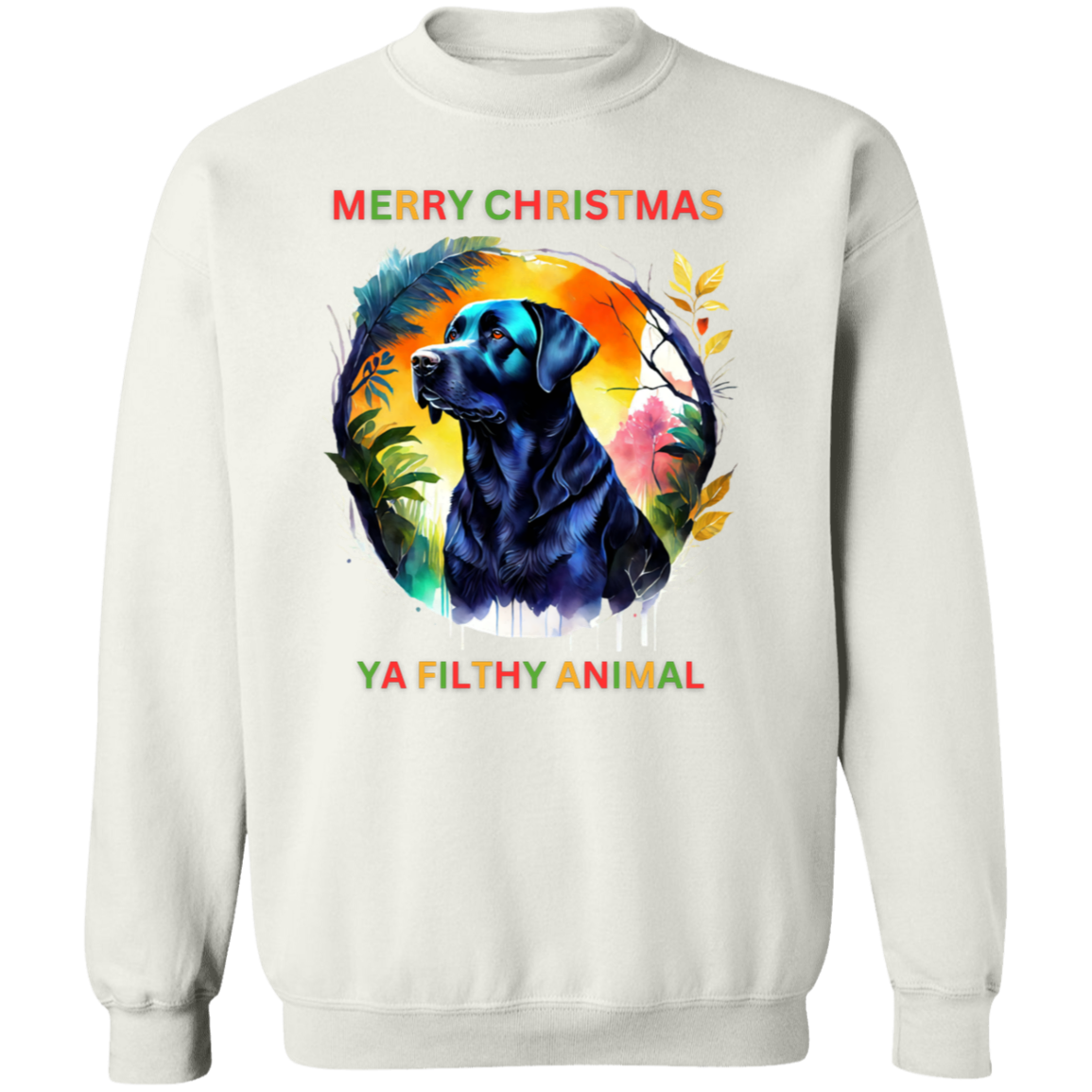 Merry Christmas Ya Filthy...... Crewneck Pullover Sweatshirt