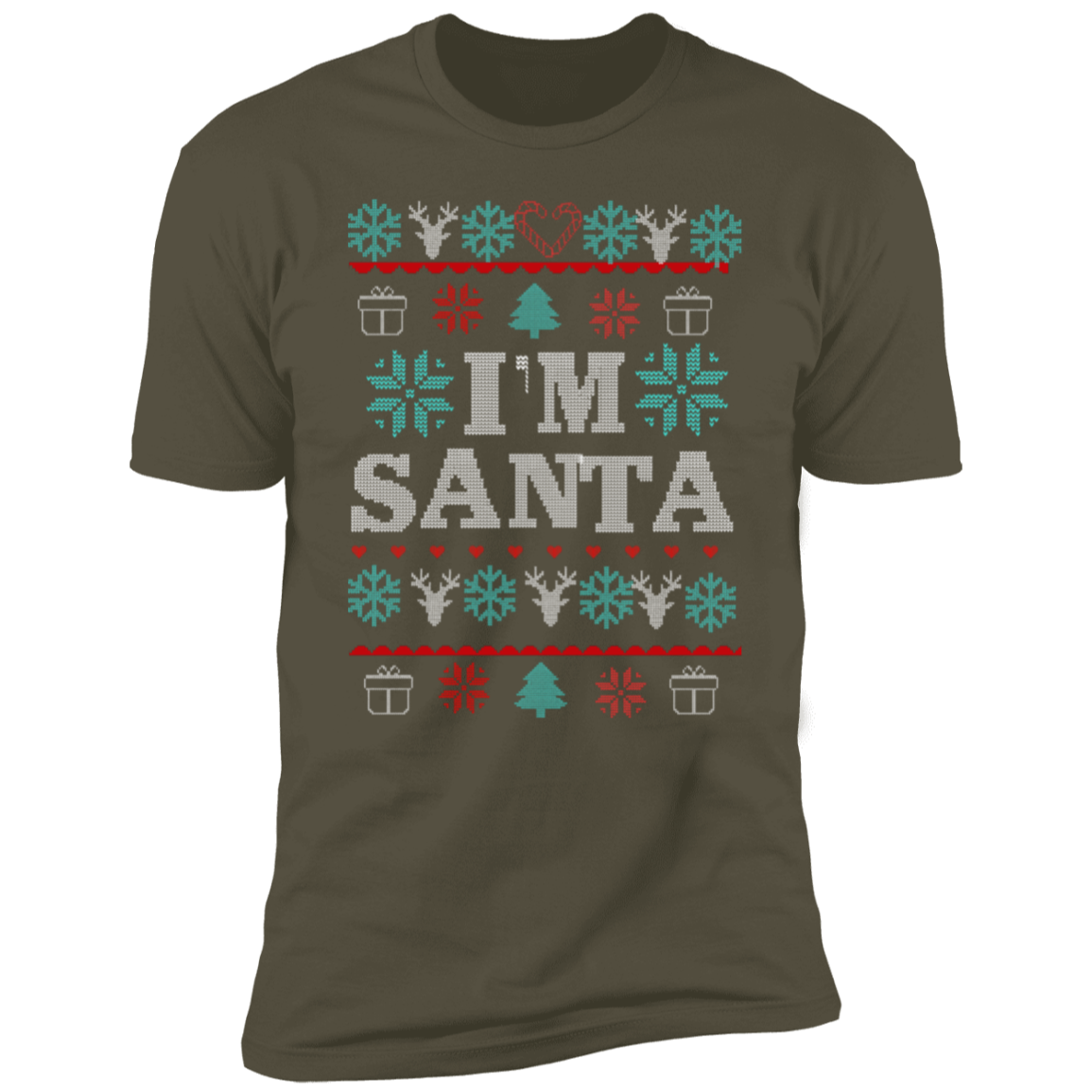 I'm Santa - Christmas Ugly  Premium Short Sleeve T-Shirt