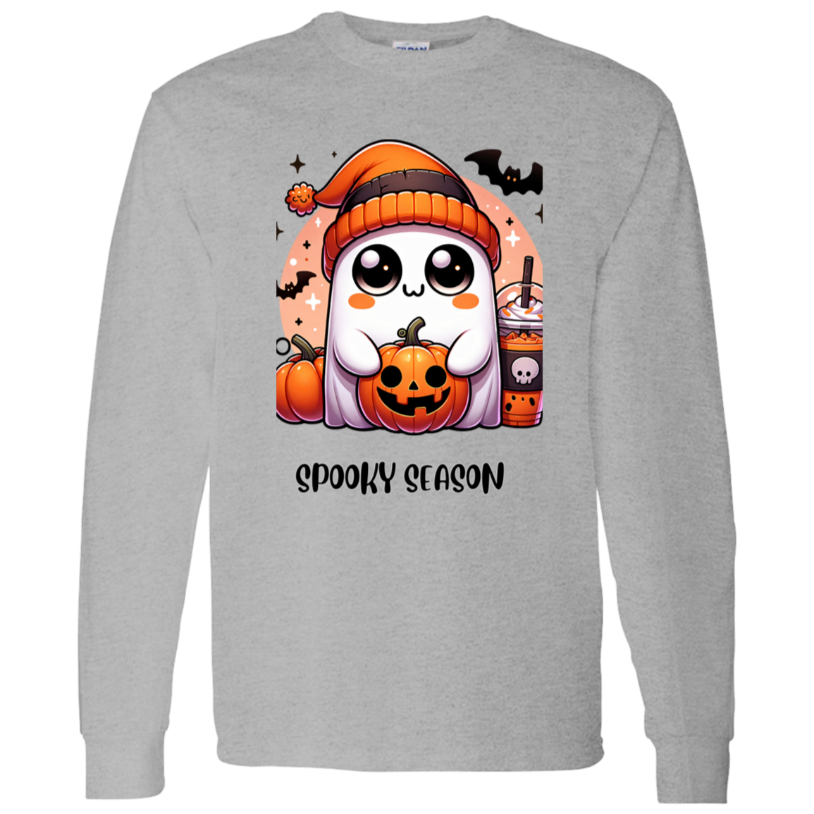 Halloween Ghost Coffee  G540 LS T-Shirt