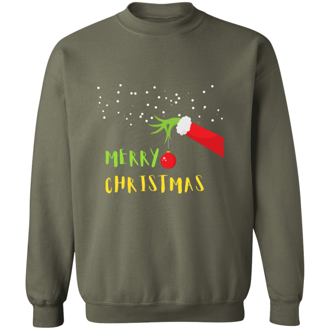 Merry Christmas  Crewneck Pullover Sweatshirt
