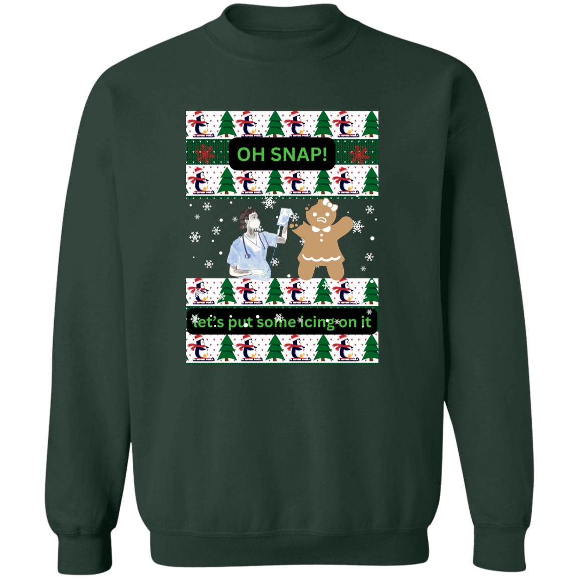 Christmas Ugly -Crewneck Pullover Sweatshirt