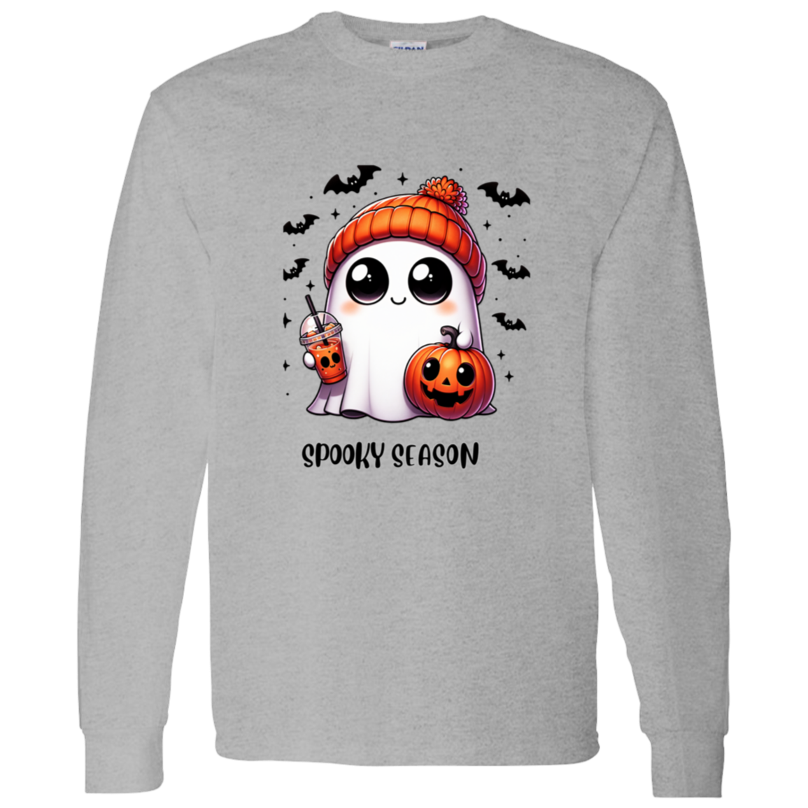 Halloween Ghost Coffee  G540 LS T-Shirt