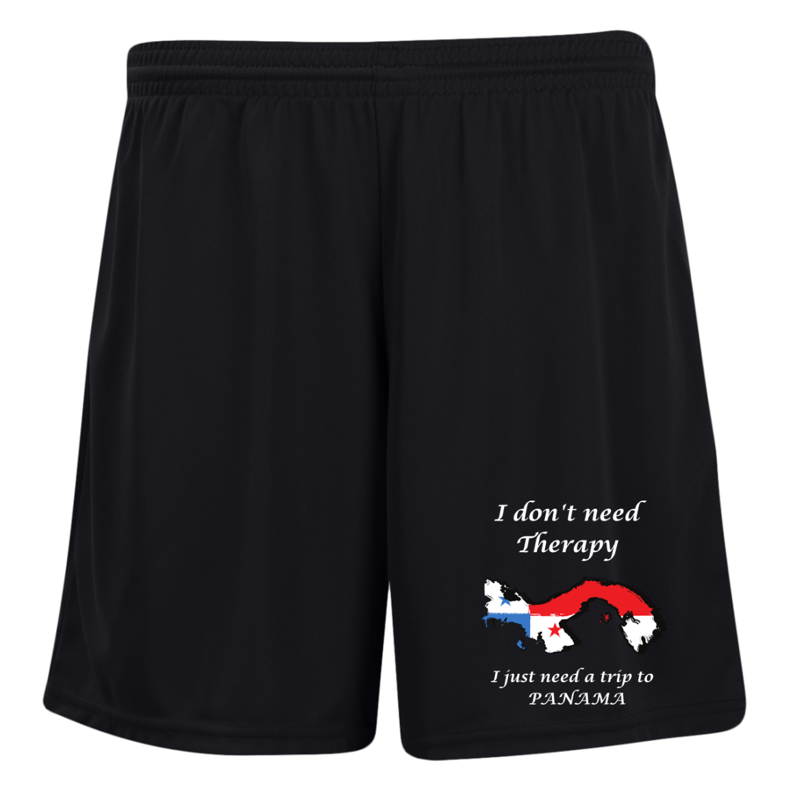 I don't need Therapy |  Ladies' Moisture-Wicking 7 inch Inseam Training Shorts