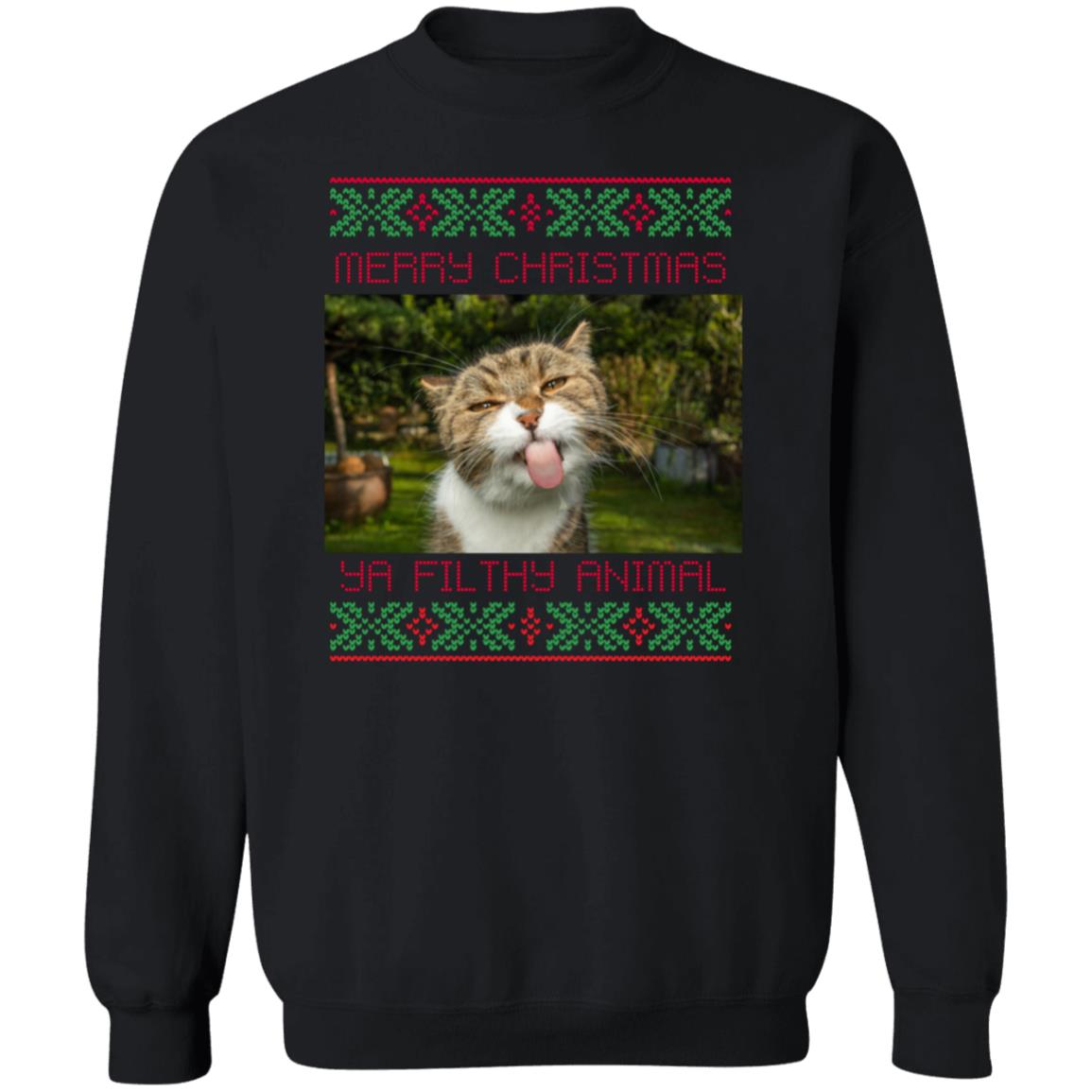 Christmas Ugly Sweater  Crewneck Pullover Sweatshirt