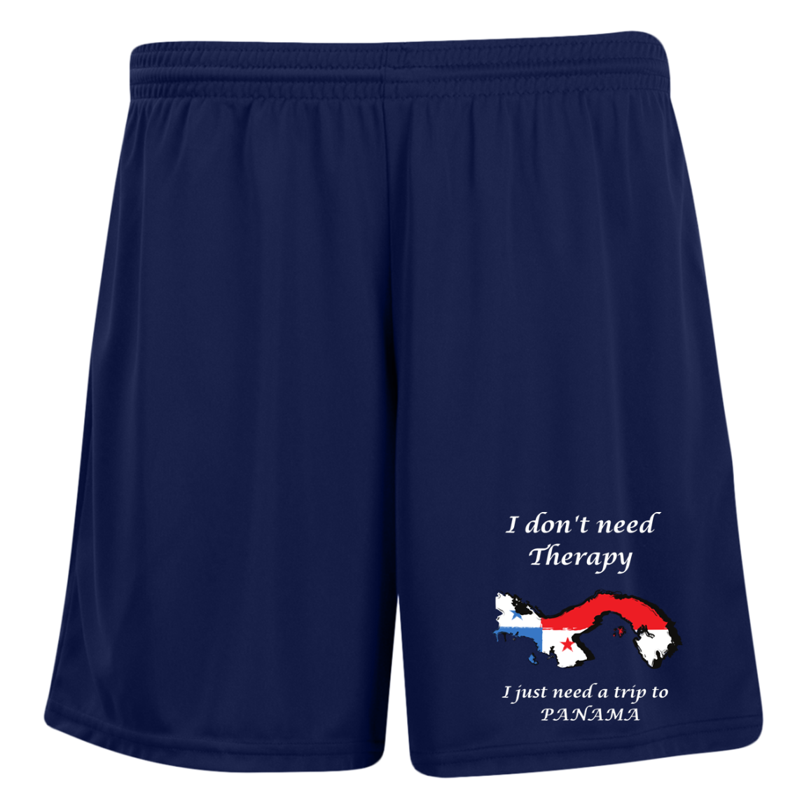 I don't need Therapy |  Ladies' Moisture-Wicking 7 inch Inseam Training Shorts