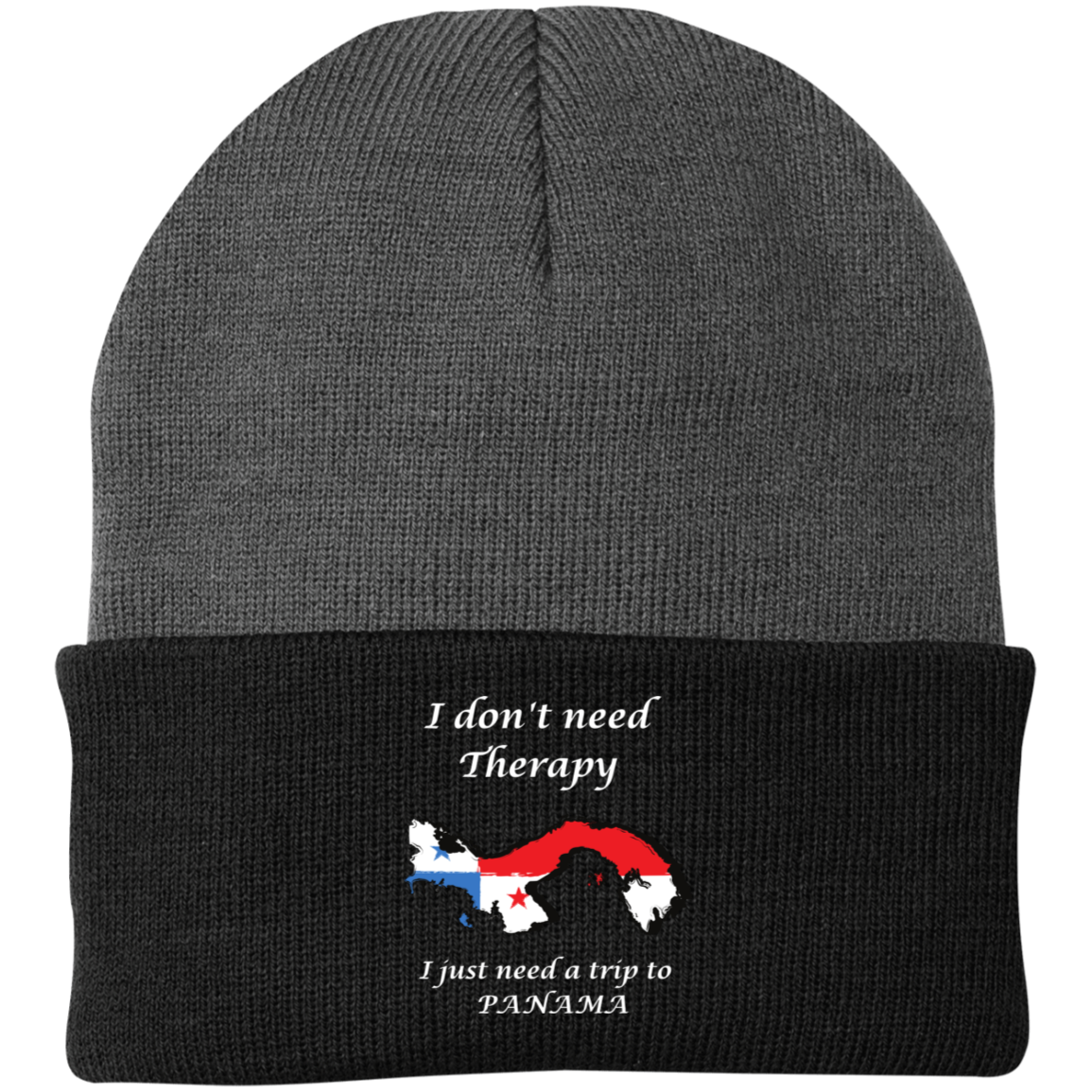 I don't need Therapy |  Embroidered Knit Cap