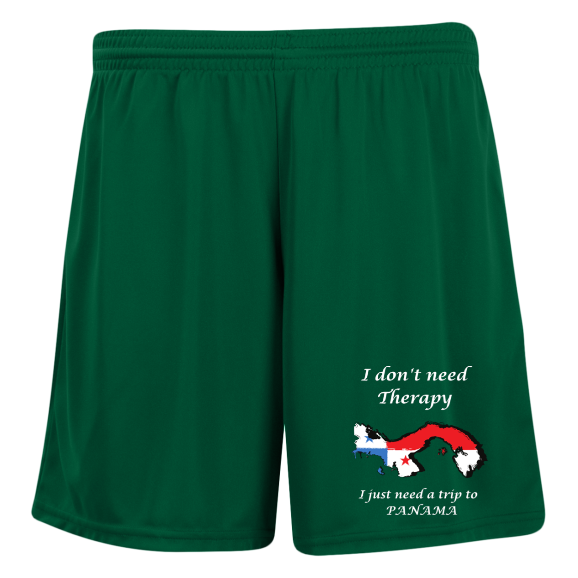 I don't need Therapy |  Ladies' Moisture-Wicking 7 inch Inseam Training Shorts