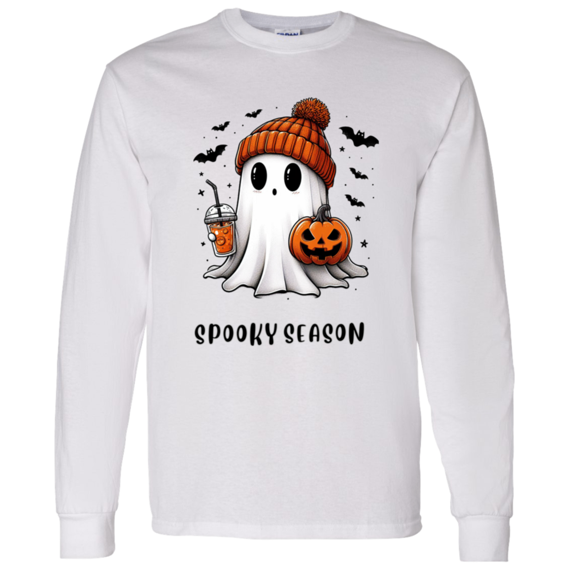 Halloween Ghost Coffee  G540 LS T-Shirt