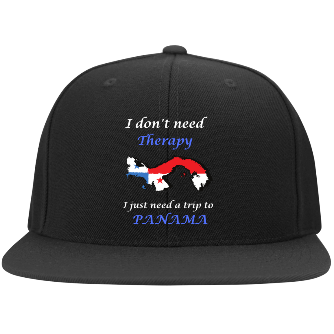 I don't need therapy | Baseball  Embroidered Flat Bill Twill Flexfit Cap