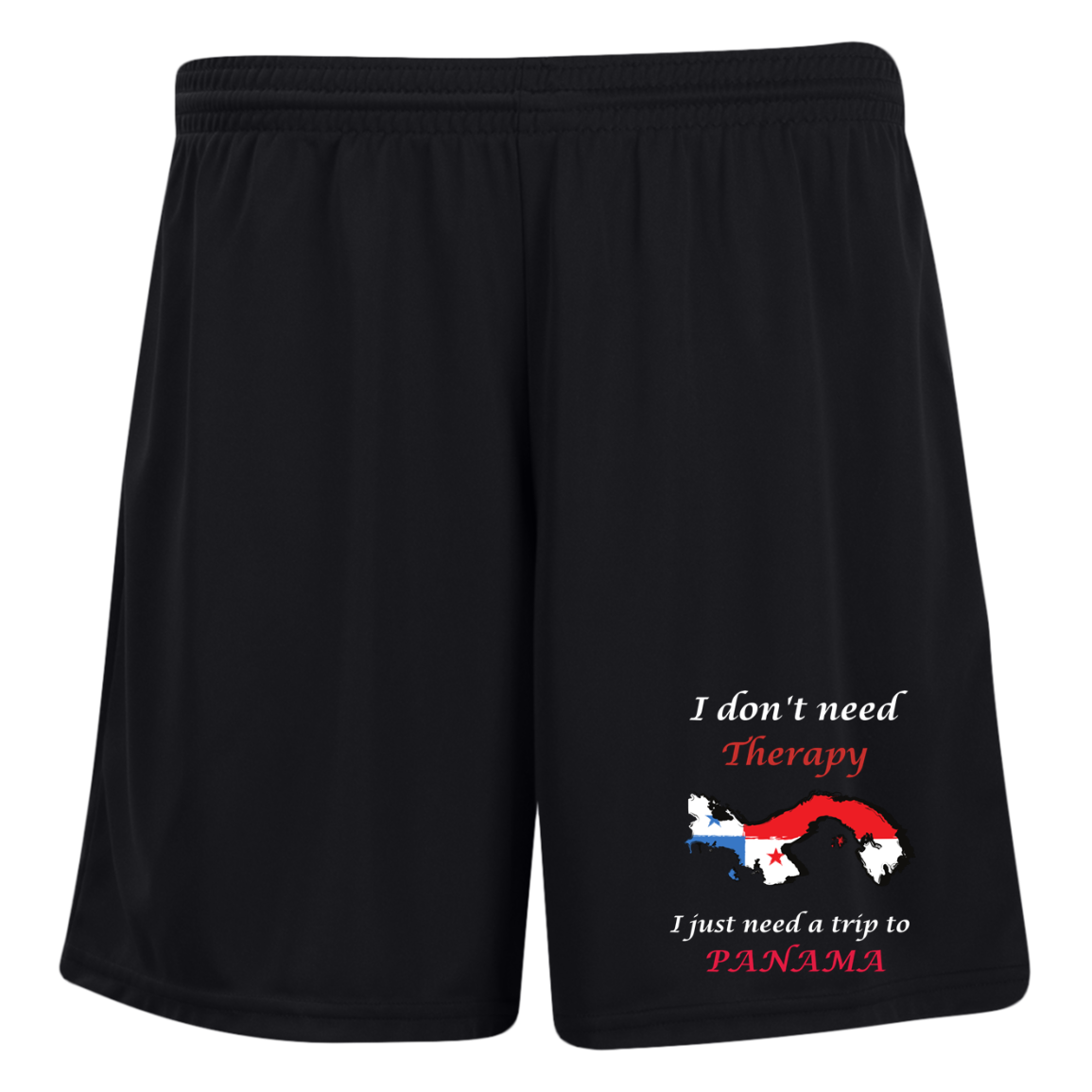 I don't need Therapy | Ladies' Moisture-Wicking 7 inch Inseam Training Shorts