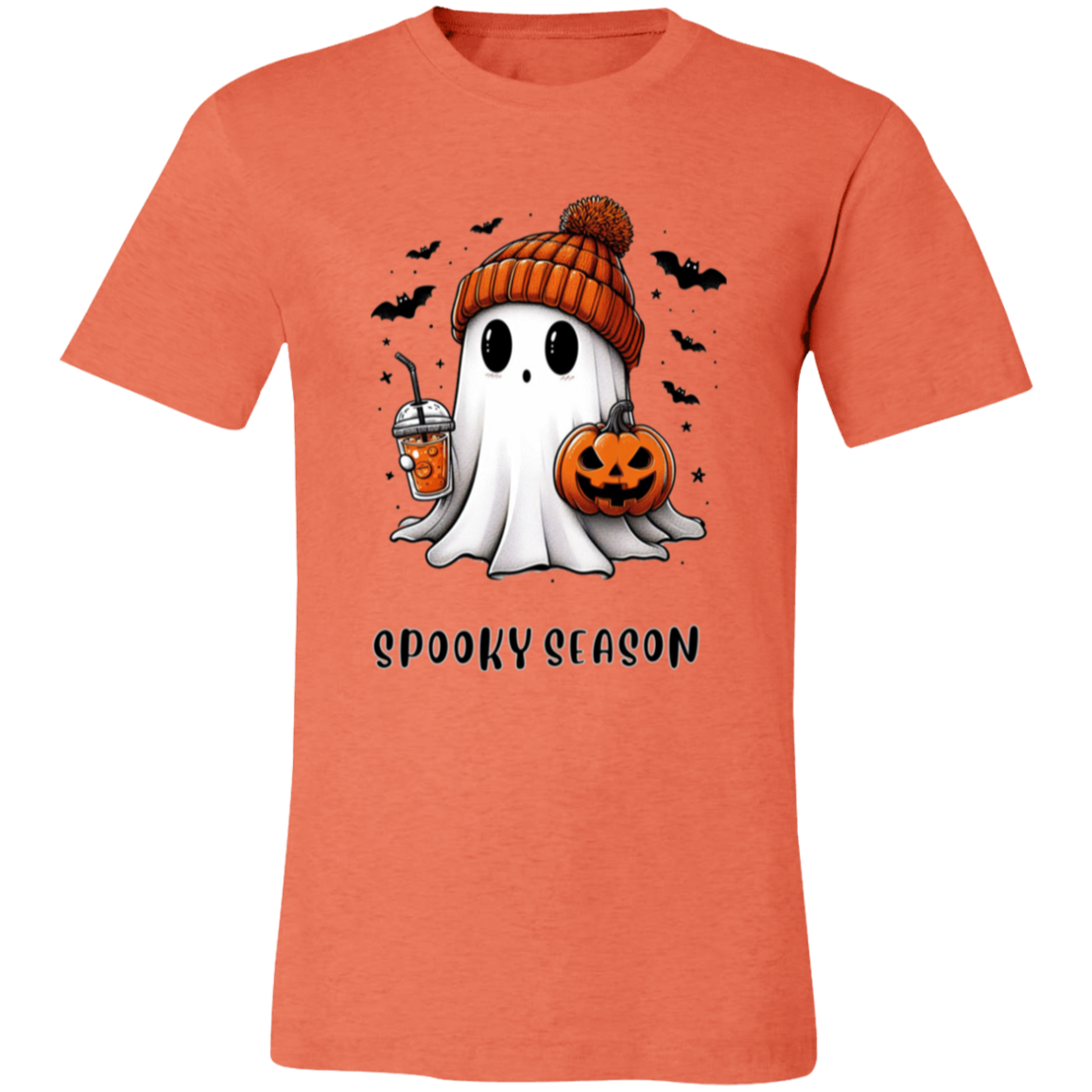 Halloween Ghost Coffee 3001C Unisex Jersey Short-Sleeve T-Shirt