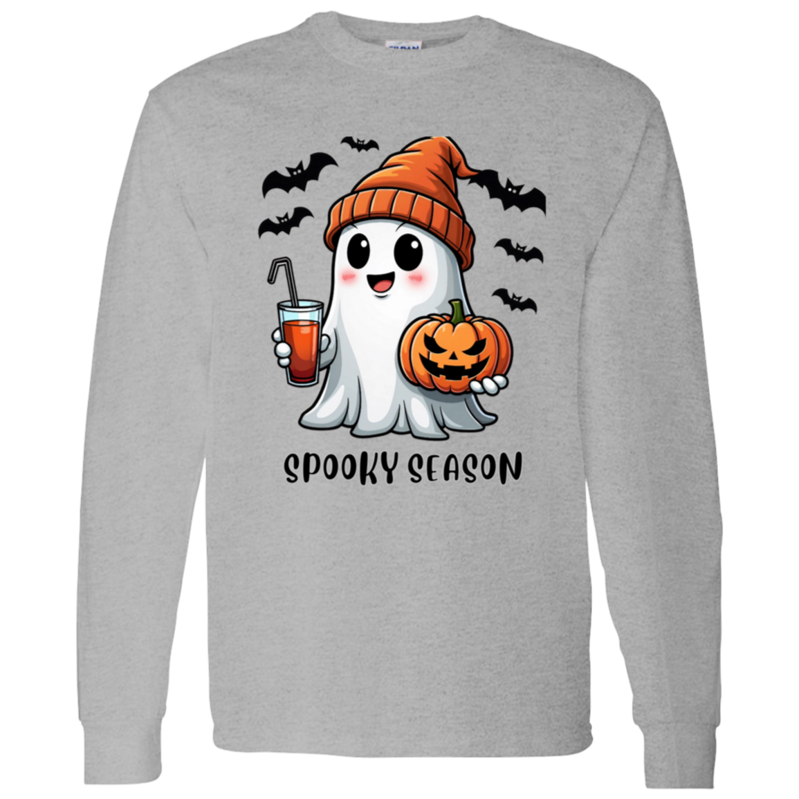 Halloween Ghost Coffee  G540 LS T-Shirt