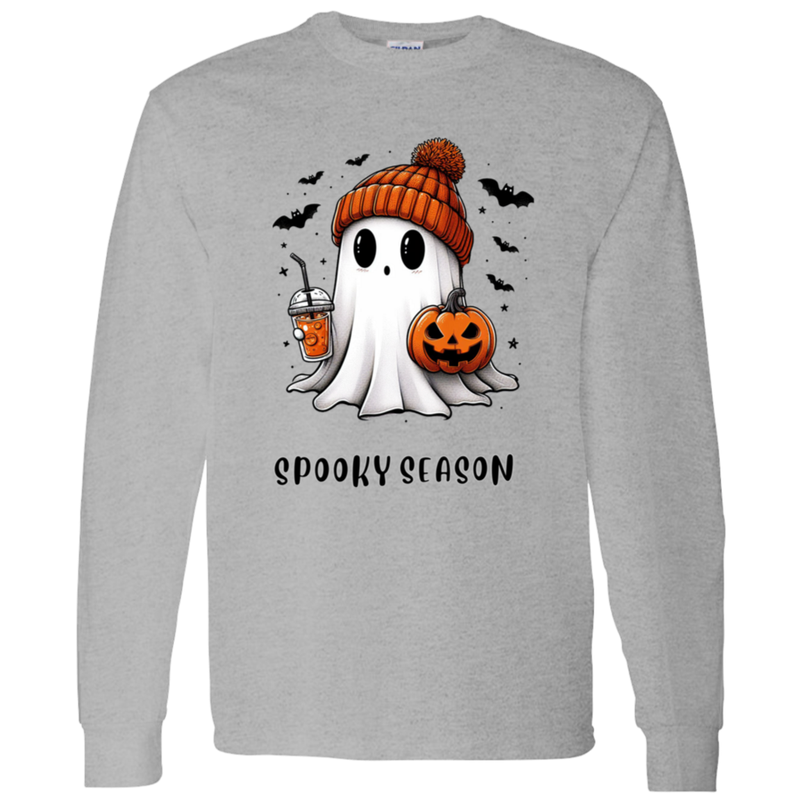 Halloween Ghost Coffee  G540 LS T-Shirt