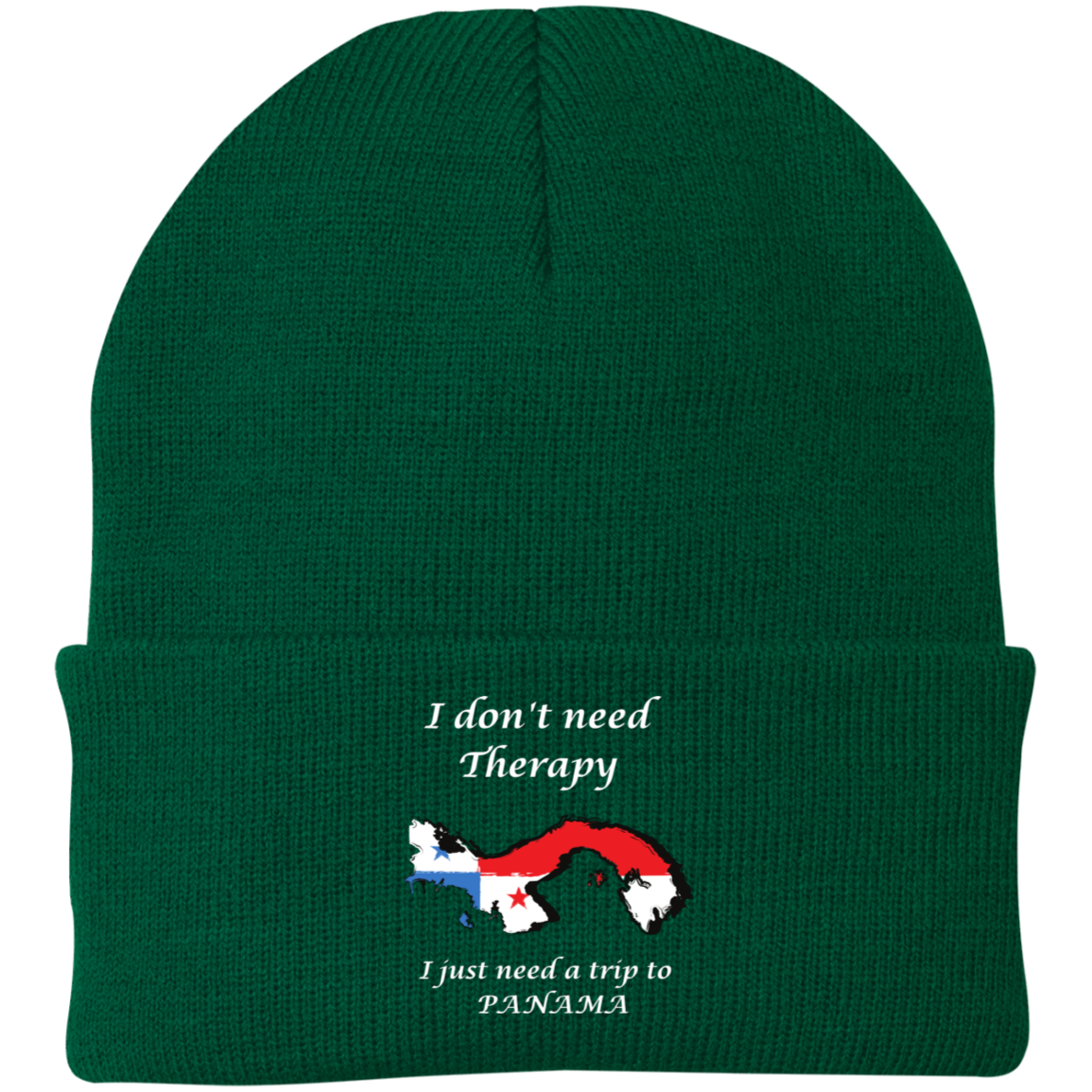 I don't need Therapy |  Embroidered Knit Cap