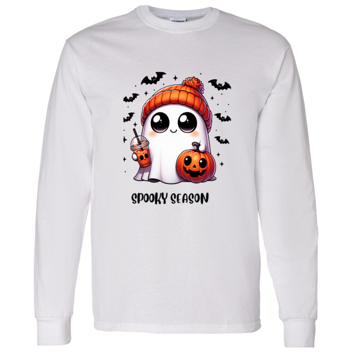 Halloween Ghost Coffee  G540 LS T-Shirt