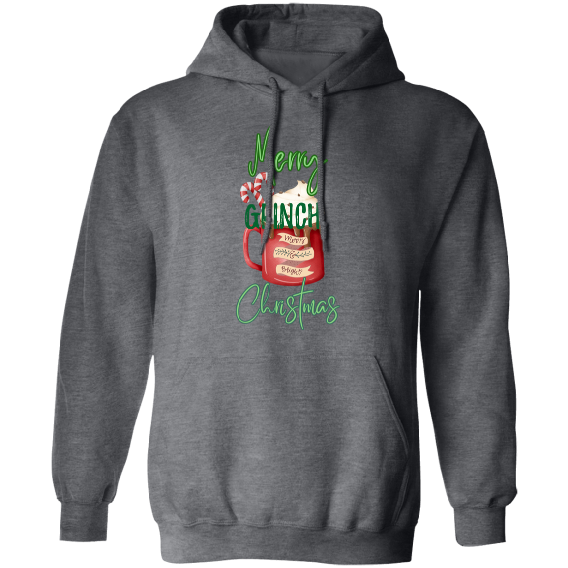 Merry Grinch Christmas Pullover Hoodie