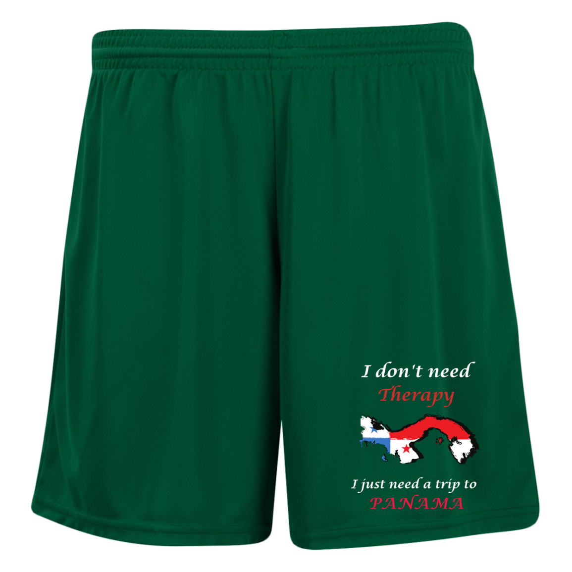 I don't need Therapy | Ladies' Moisture-Wicking 7 inch Inseam Training Shorts