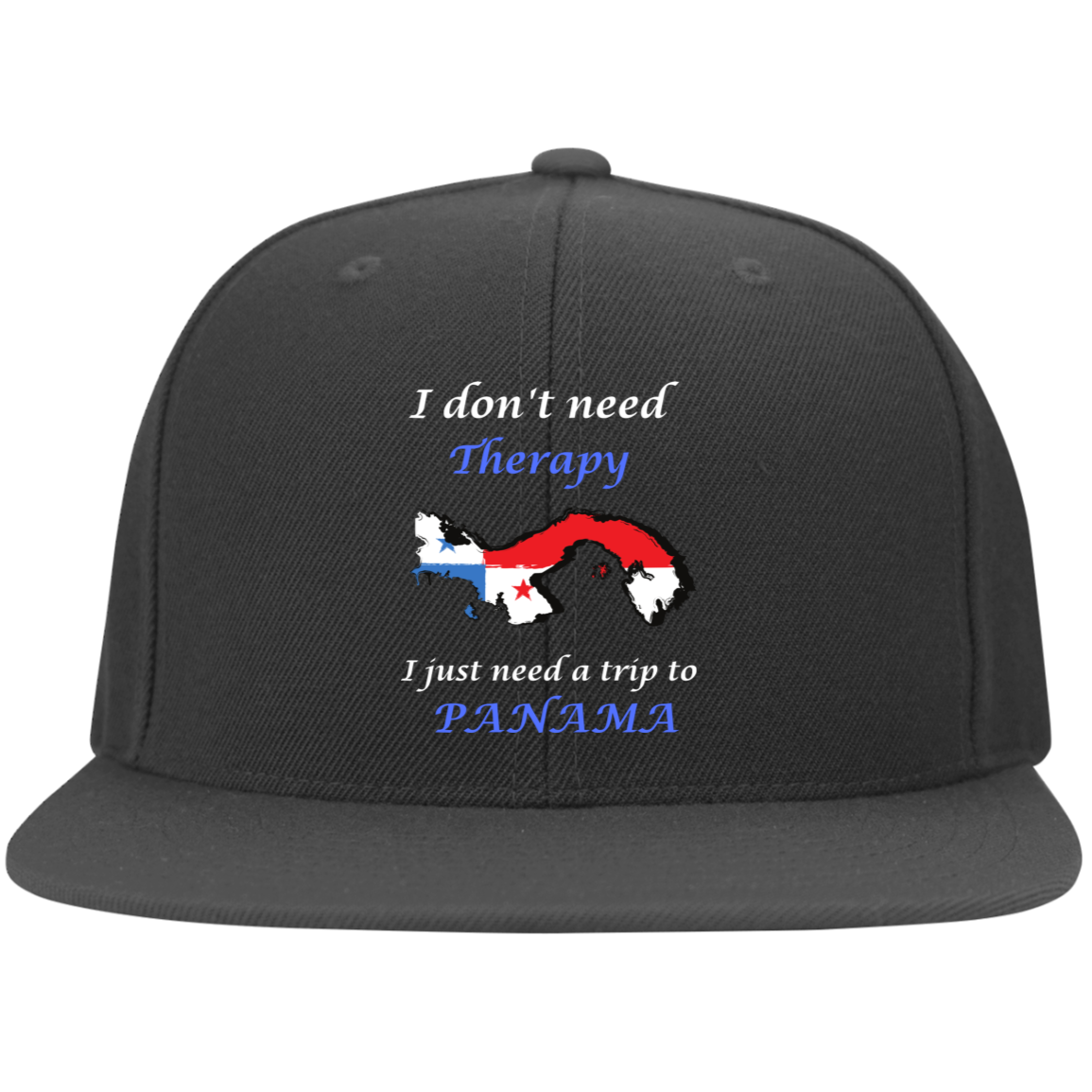 I don't need therapy | Baseball  Embroidered Flat Bill Twill Flexfit Cap