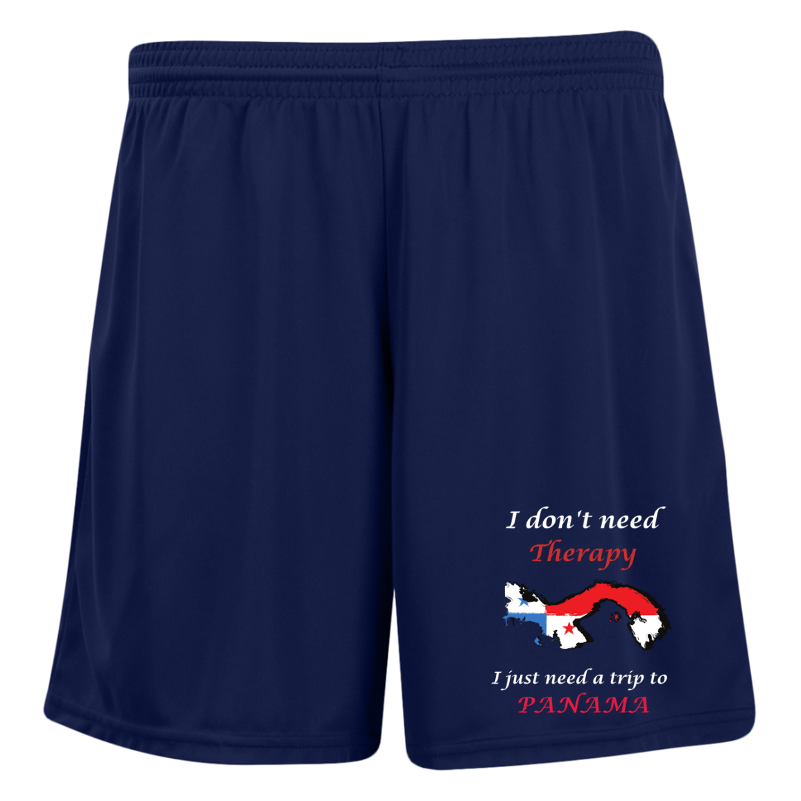 I don't need Therapy | Ladies' Moisture-Wicking 7 inch Inseam Training Shorts