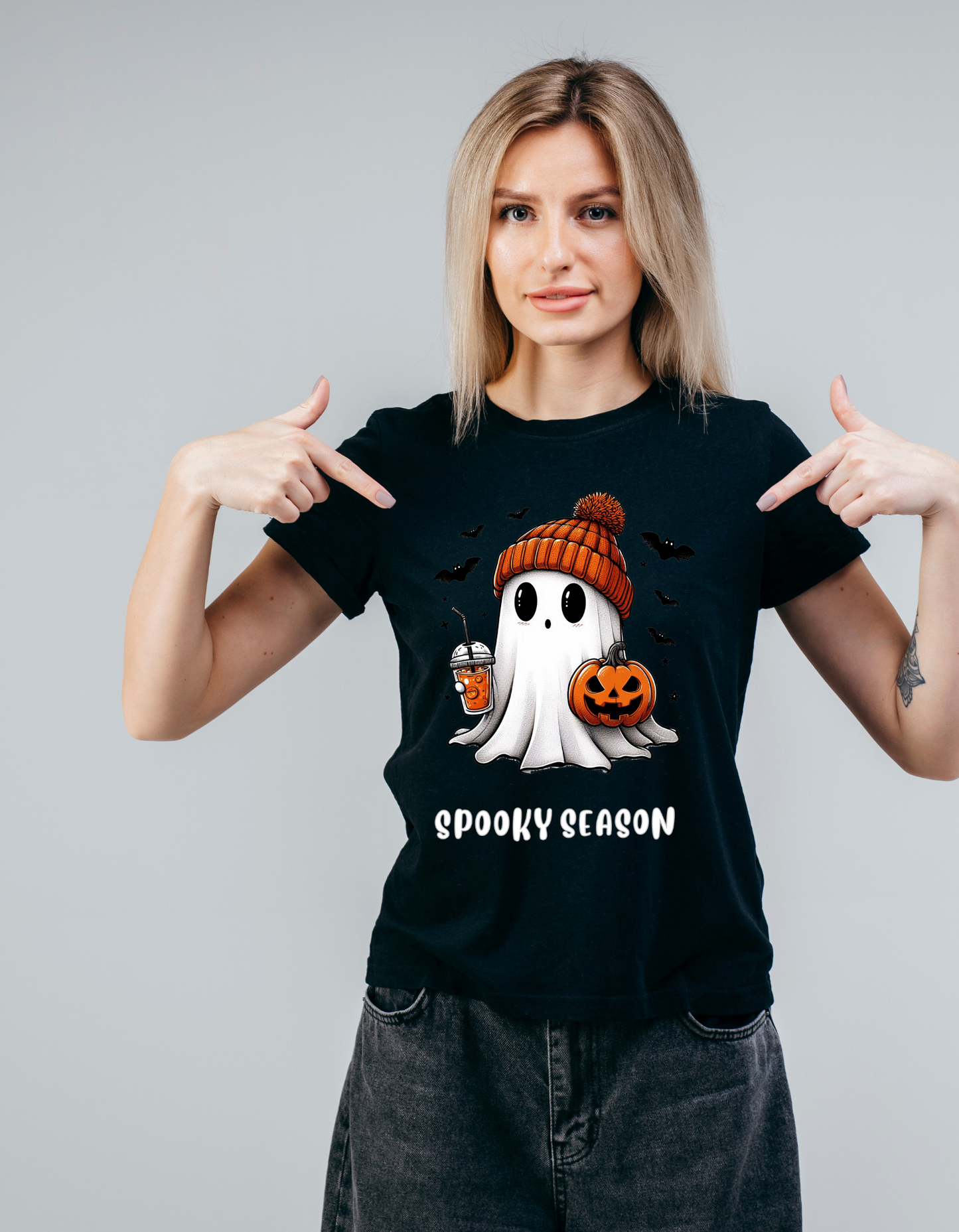 Halloween Ghost Coffee 3001C Unisex Jersey Short-Sleeve T-Shirt