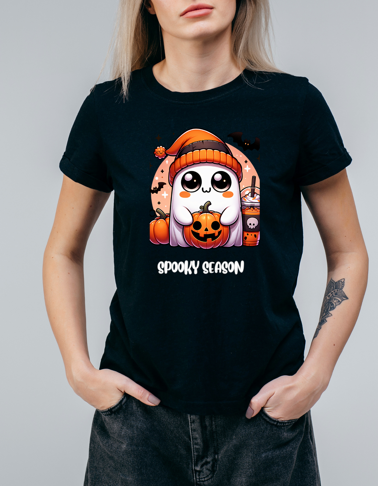 Halloween Ghost Coffee G500  T-Shirt