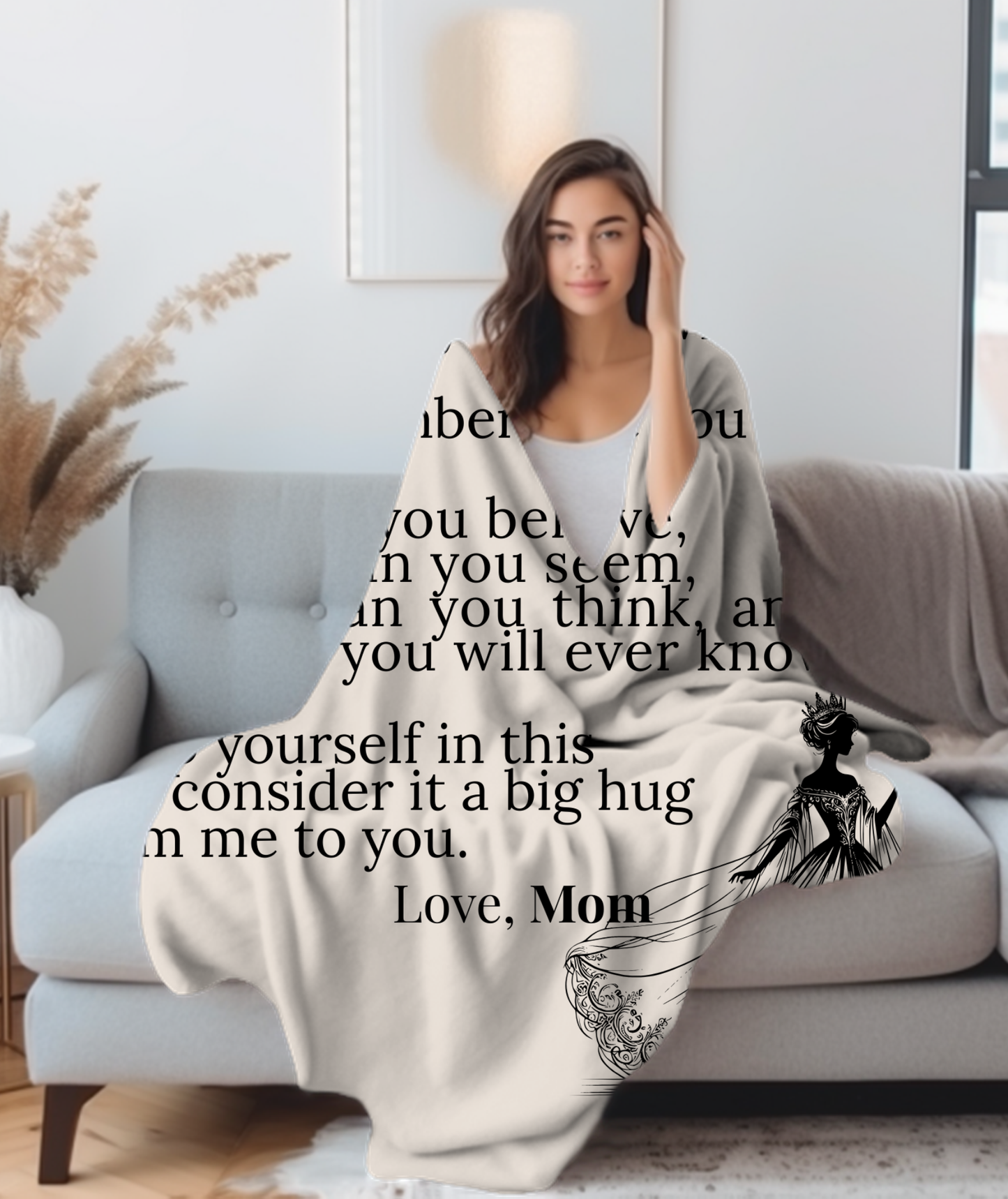 To My Daughter from Mom  More than a Blanket- A Gift She Will Treasure Forever